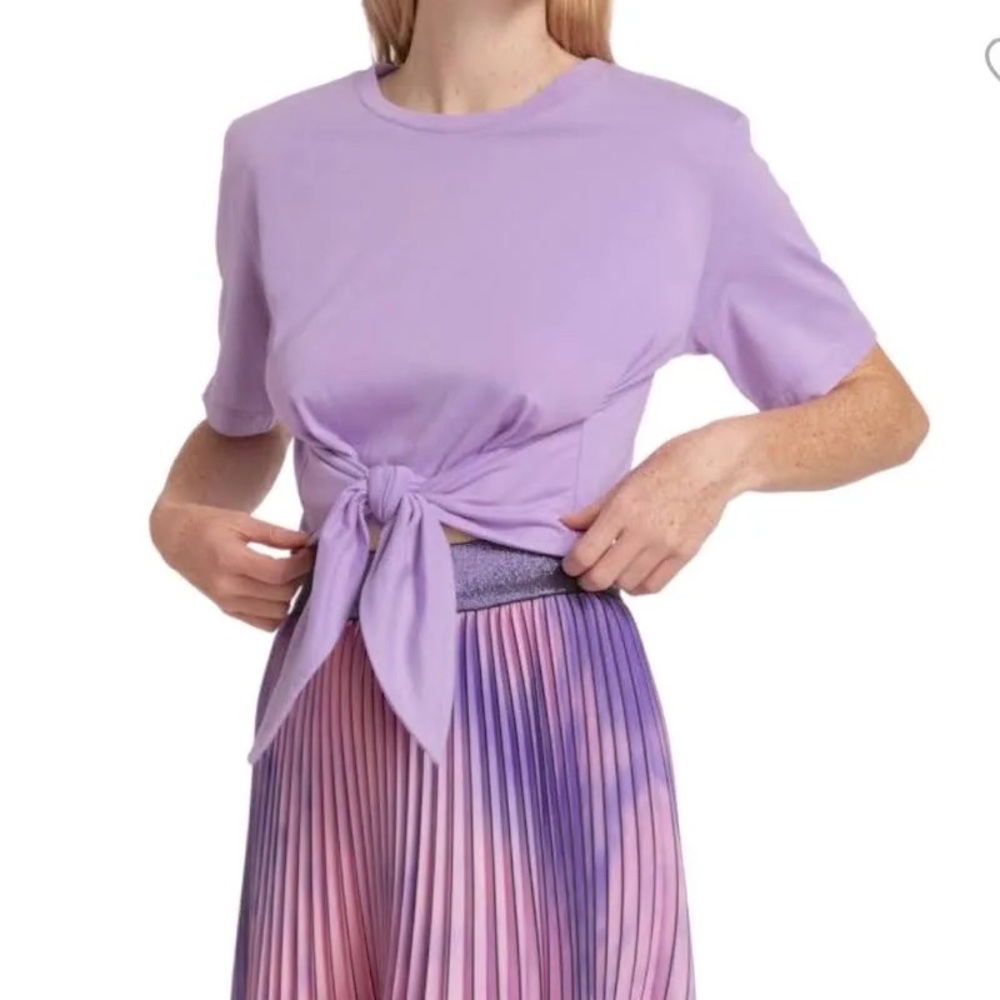 LE SUPERBE TIED UP TEE lavender
